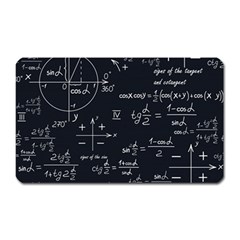 Mathematical-seamless-pattern-with-geometric-shapes-formulas Magnet (rectangular) by Simbadda