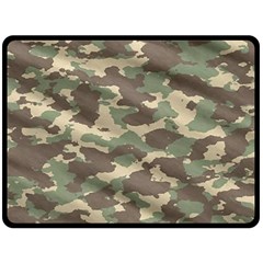 Camouflage Design Fleece Blanket (large) by Excel