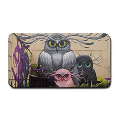 Graffiti Owl Design Medium Bar Mat