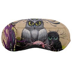 Graffiti Owl Design Sleep Mask