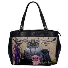 Graffiti Owl Design Oversize Office Handbag