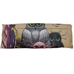 Graffiti Owl Design Body Pillow Case (Dakimakura)