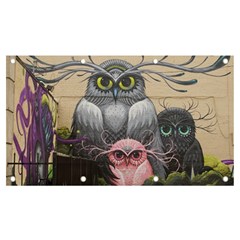 Graffiti Owl Design Banner and Sign 7  x 4 