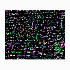 Math-linear-mathematics-education-circle-background Small Glasses Cloth (2 Sides) by Simbadda