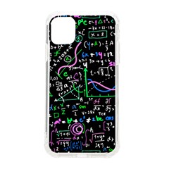 Math-linear-mathematics-education-circle-background Iphone 11 Tpu Uv Print Case by Simbadda