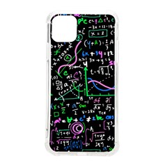 Math-linear-mathematics-education-circle-background Iphone 11 Pro Max 6 5 Inch Tpu Uv Print Case by Simbadda