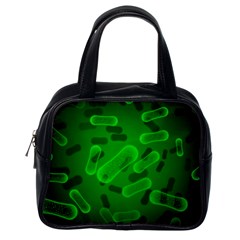 Green-rod-shaped-bacteria Classic Handbag (one Side)