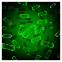 Green-rod-shaped-bacteria Lightweight Scarf  by Simbadda