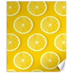 Lemon-fruits-slice-seamless-pattern Canvas 8  X 10  by Simbadda