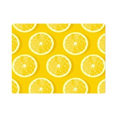 Lemon-fruits-slice-seamless-pattern Premium Plush Fleece Blanket (mini) by Simbadda