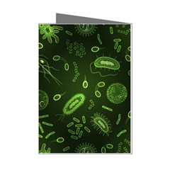 Bacteria-virus-seamless-pattern-inversion Mini Greeting Cards (pkg Of 8) by Simbadda