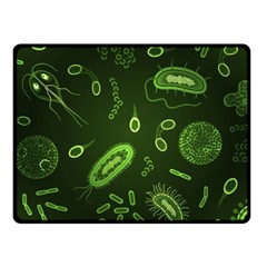 Bacteria-virus-seamless-pattern-inversion Fleece Blanket (small)