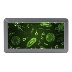 Bacteria-virus-seamless-pattern-inversion Memory Card Reader (mini) by Simbadda