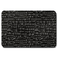 Math-equations-formulas-pattern Large Doormat by Simbadda