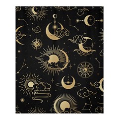 Asian-seamless-pattern-with-clouds-moon-sun-stars-vector-collection-oriental-chinese-japanese-korean Shower Curtain 60  X 72  (medium)  by Simbadda