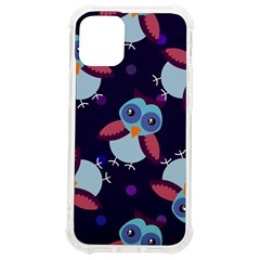 Owl-pattern-background Iphone 12 Mini Tpu Uv Print Case	