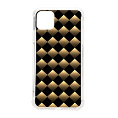 Golden-chess-board-background Iphone 11 Pro Max 6 5 Inch Tpu Uv Print Case by Simbadda