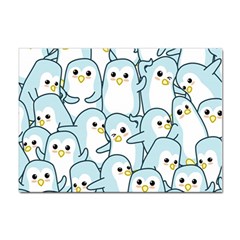 Penguins-pattern Sticker A4 (10 Pack)