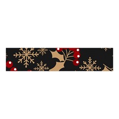 Christmas-pattern-with-snowflakes-berries Velvet Scrunchie