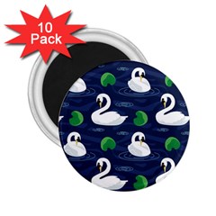 Swan-pattern-elegant-design 2.25  Magnets (10 pack) 