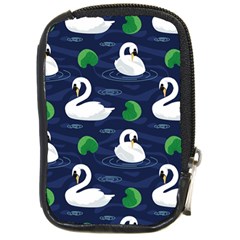 Swan-pattern-elegant-design Compact Camera Leather Case