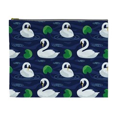 Swan-pattern-elegant-design Cosmetic Bag (XL)