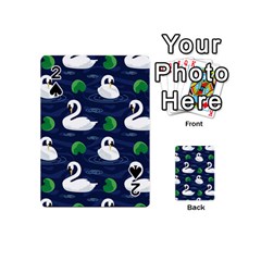 Swan-pattern-elegant-design Playing Cards 54 Designs (mini) by Simbadda