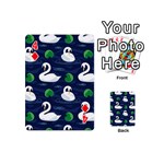 Swan-pattern-elegant-design Playing Cards 54 Designs (Mini) Front - Diamond4