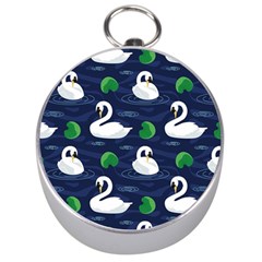 Swan-pattern-elegant-design Silver Compasses