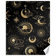 Asian Seamless Pattern With Clouds Moon Sun Stars Vector Collection Oriental Chinese Japanese Korean Canvas 16  X 20  by Grandong