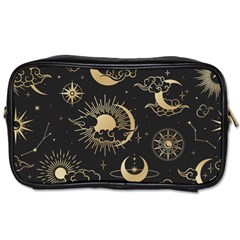 Asian Seamless Pattern With Clouds Moon Sun Stars Vector Collection Oriental Chinese Japanese Korean Toiletries Bag (one Side) by Grandong