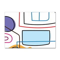 Sketch Line Art Doodles Design Sticker A4 (100 Pack) by Grandong