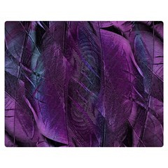 Feather Pattern Texture Form Premium Plush Fleece Blanket (medium) by Grandong