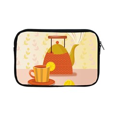 Tea Pot Cup Drawing Apple Ipad Mini Zipper Cases by Grandong