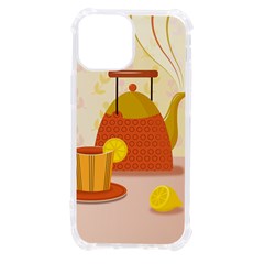 Tea Pot Cup Drawing Iphone 13 Mini Tpu Uv Print Case by Grandong