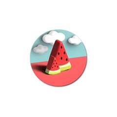 Strawberries Fruit Golf Ball Marker by Grandong