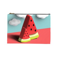 Strawberries Fruit Cosmetic Bag (large) by Grandong