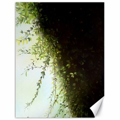 Branch Plant Shrub Green Natural Canvas 18  X 24  by Grandong