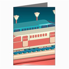 Bridge Transportation Train Toys Greeting Cards (pkg Of 8) by Grandong