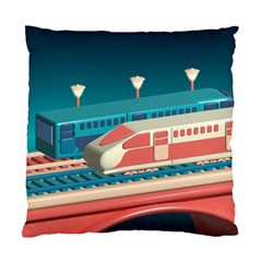 Bridge Transportation Train Toys Standard Cushion Case (One Side)