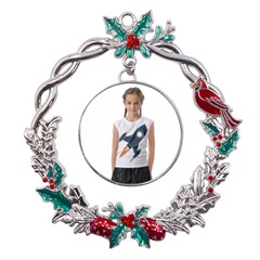 Img 20230716 195940 Img 20230716 200008 Metal X mas Wreath Holly Leaf Ornament