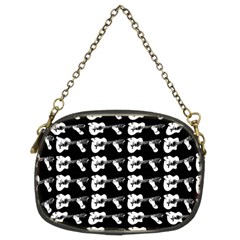 Guitar player noir graphic Chain Purse (Two Sides)