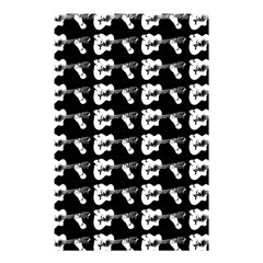 Guitar player noir graphic Shower Curtain 48  x 72  (Small) 