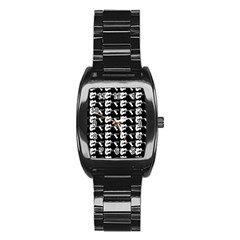 Guitar Player Noir Graphic Stainless Steel Barrel Watch by dflcprintsclothing