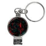 A Dark City Vector Nail Clippers Key Chain Front