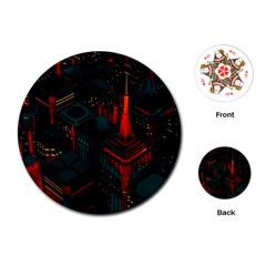 A Dark City Vector Playing Cards Single Design (round) by Proyonanggan