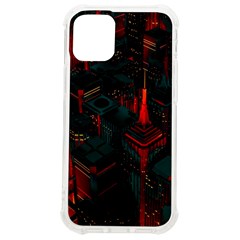 A Dark City Vector Iphone 12 Mini Tpu Uv Print Case	 by Proyonanggan