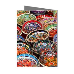 Art Background Bowl Ceramic Color Mini Greeting Cards (Pkg of 8)