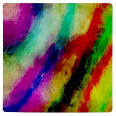 Colorful Abstract Paint Splats Background Uv Print Square Tile Coaster  by Proyonanggan