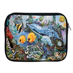 Colorful Aquatic Life Wall Mural Apple Ipad 2/3/4 Zipper Cases by Proyonanggan